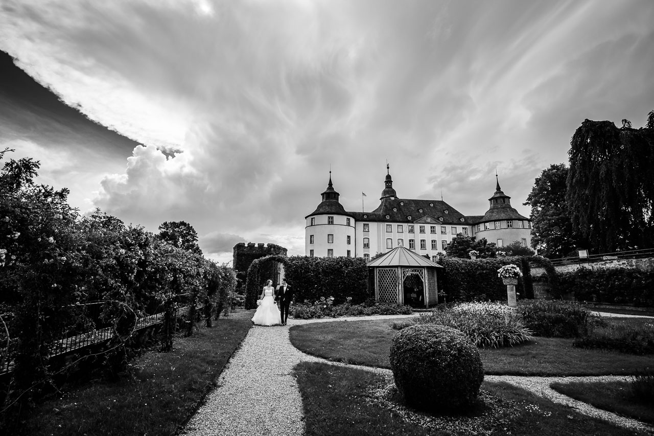 Brautpaar Porträt Schloss Langenburg Hochzeitsfotograf